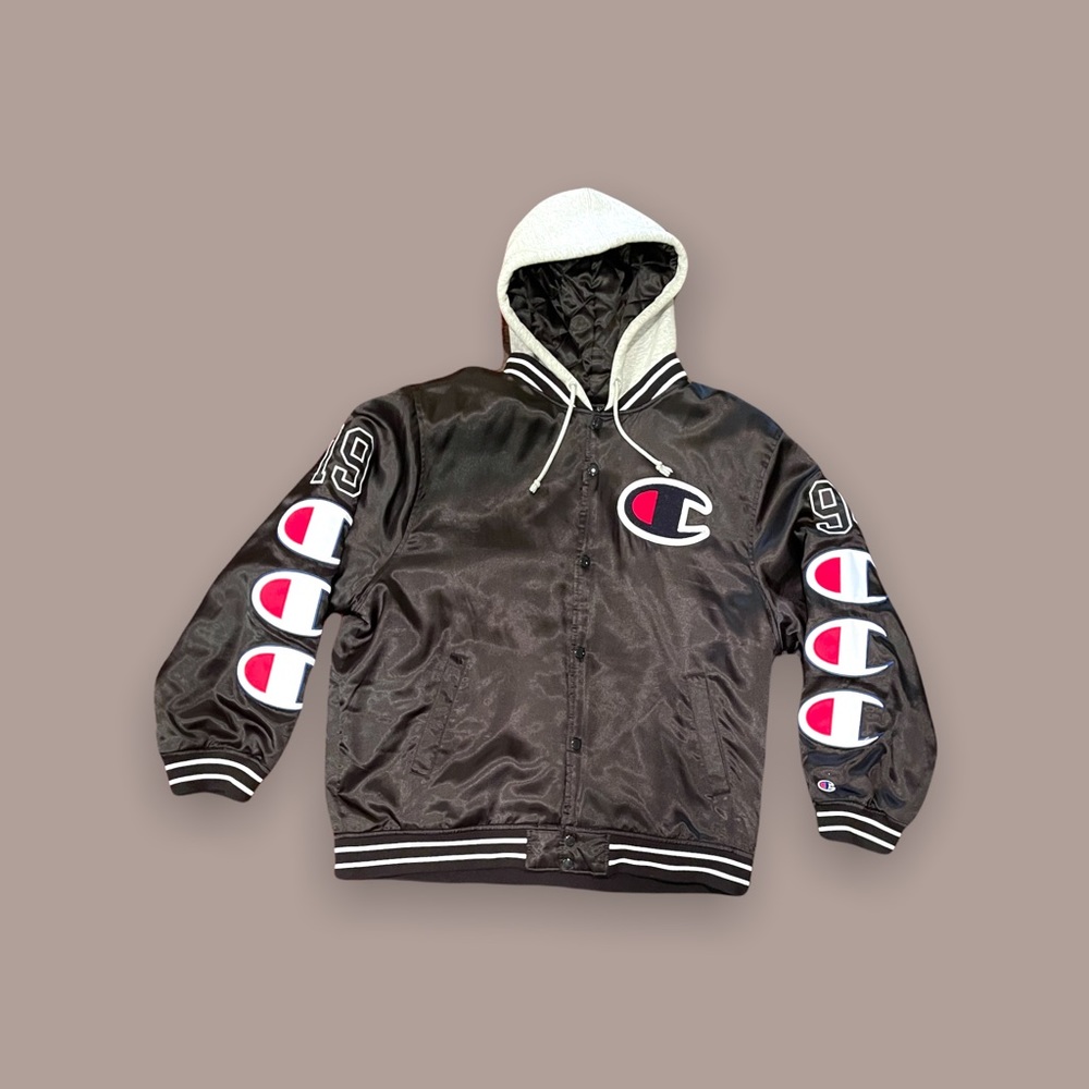 • Supreme Champion Hooded Varsity Jacket
• Adult-XL
•Condition-Excellent
